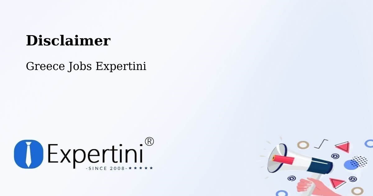 Disclaimer – Firá - Greece Jobs Expertini